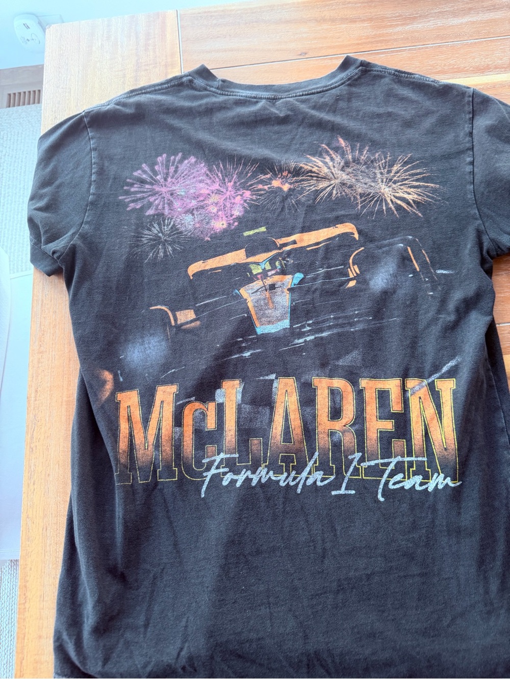 McLaren Black Short Sleeve Graphic Tee
